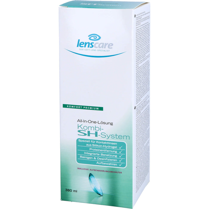 Lenscare Kombi-SH-System + 1 Behälter, 380 ml Solution