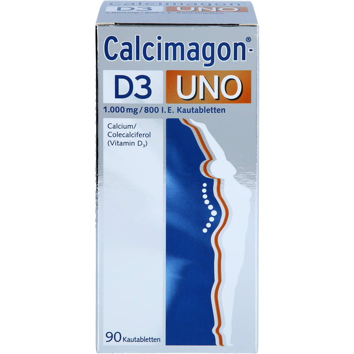 Calcimagon D3 Uno Kautabletten, 90 pc Tablettes