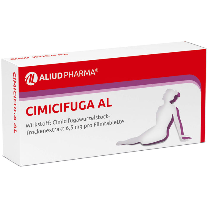 CIMICIFUGA AL Filmtabletten bei Wechseljahresbeschwerden, 30 pcs. Tablets