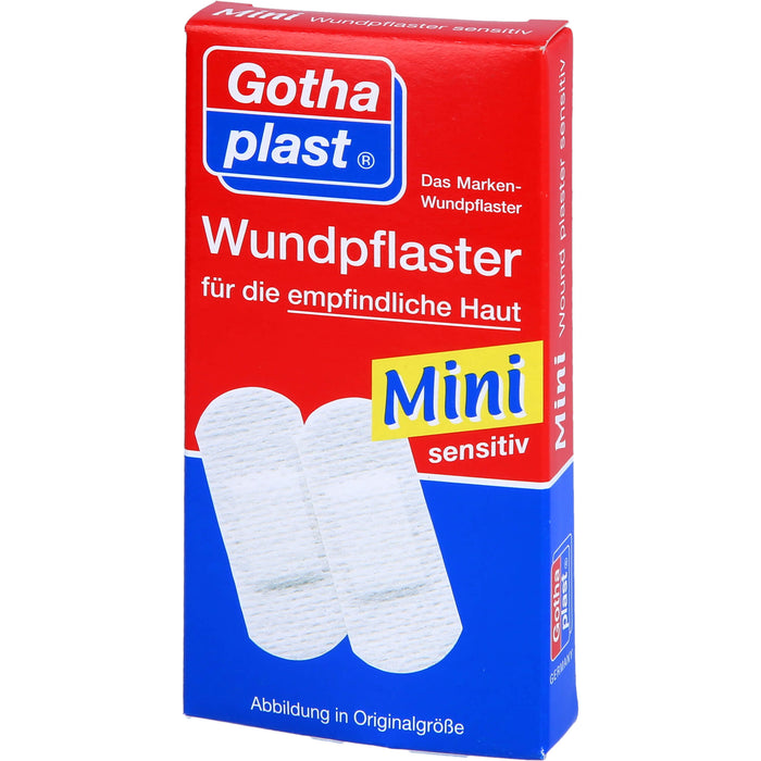 Gothaplast Wundpflaster MINI sensitiv 4x1,7cm, 20 pc Pansement