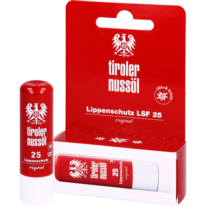 DERMAPHARM Tiroler Nussöl original Lippenschutz LSF25, 1 pc Plume