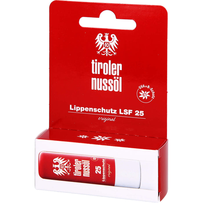 DERMAPHARM Tiroler Nussöl original Lippenschutz LSF25, 1 pc Plume