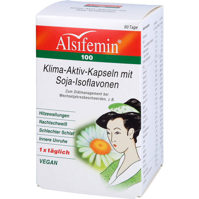 Alsifemin 100 Klima-Aktiv-Kapseln mit Soja-Isoflavonen, 90 pcs. Capsules