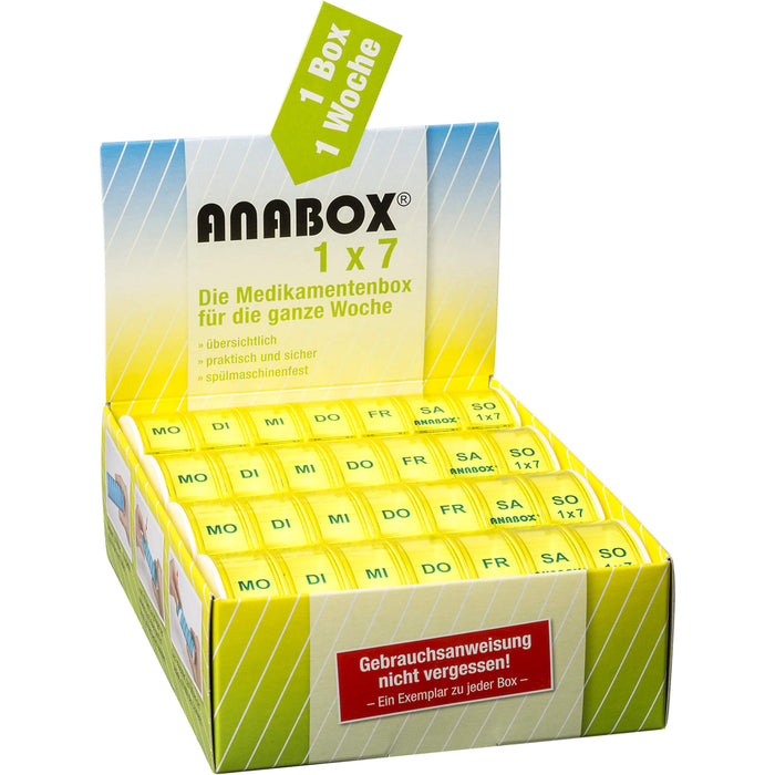 ANABOX 1x7 GELB, 1 pc petite boîte