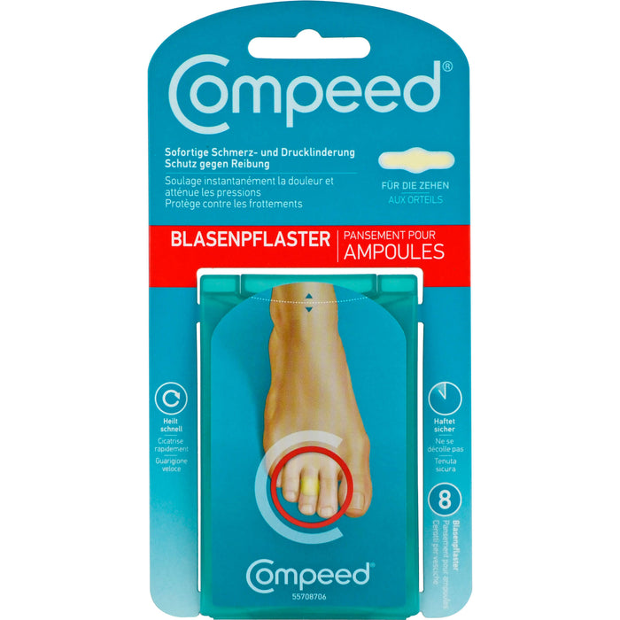 COMPEED Blasenpflaster für die Zehen, 8 pc Pansement