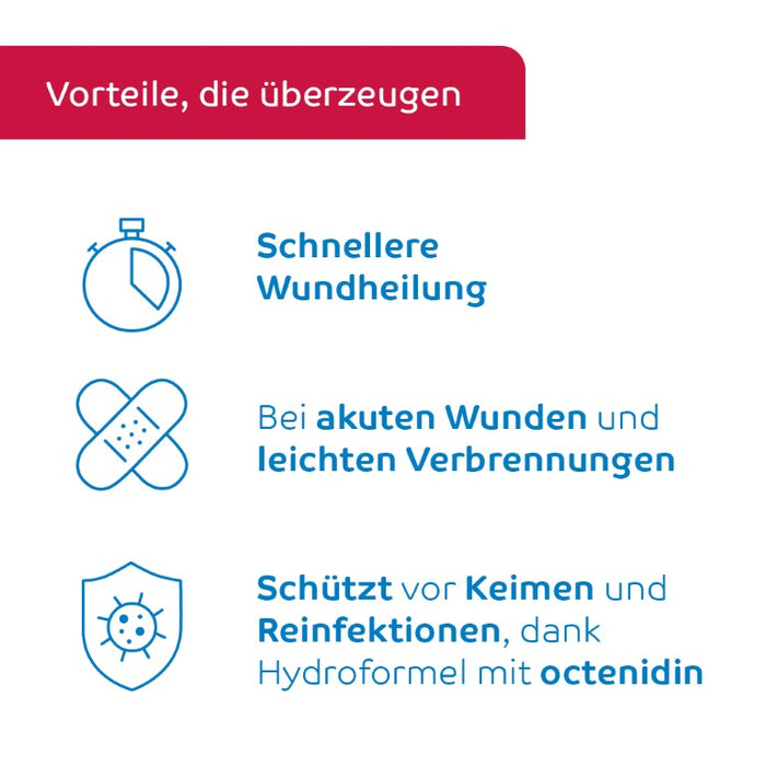 octenisept Gel - Wundgel für eine schnellere Wundheilung bei akuten Wunden und leichten Verbrennungen, schmerzlindernd und feuchtigkeitsspendend, 20 ml Gel