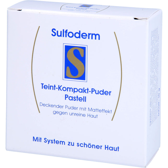 Sulfoderm S Teint-Kompakt-Puder pastell, 10 g Poudre