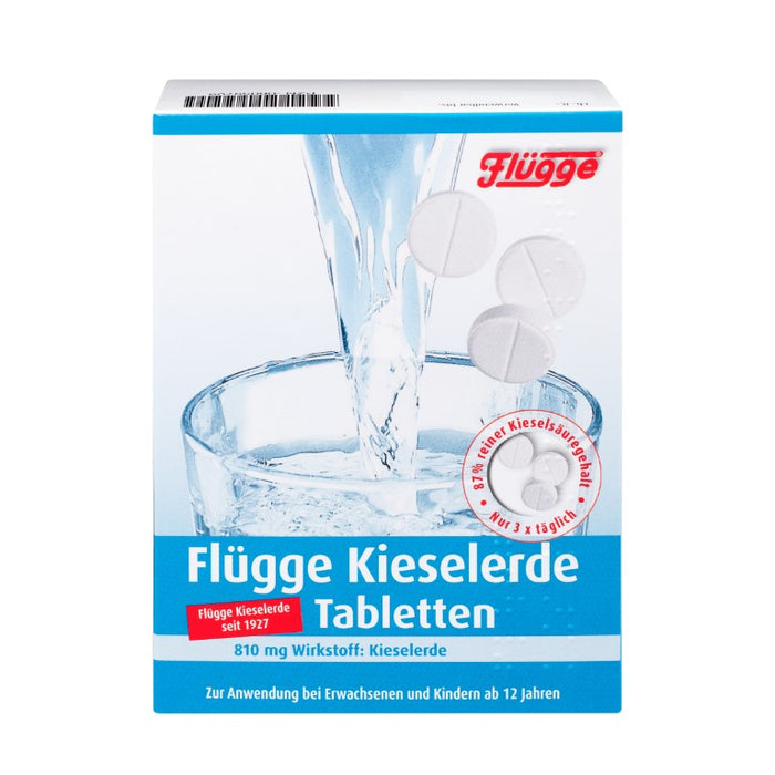 Flügge Kieselerde Tabletten für Haar und Fingernägel, 120 pcs. Tablets