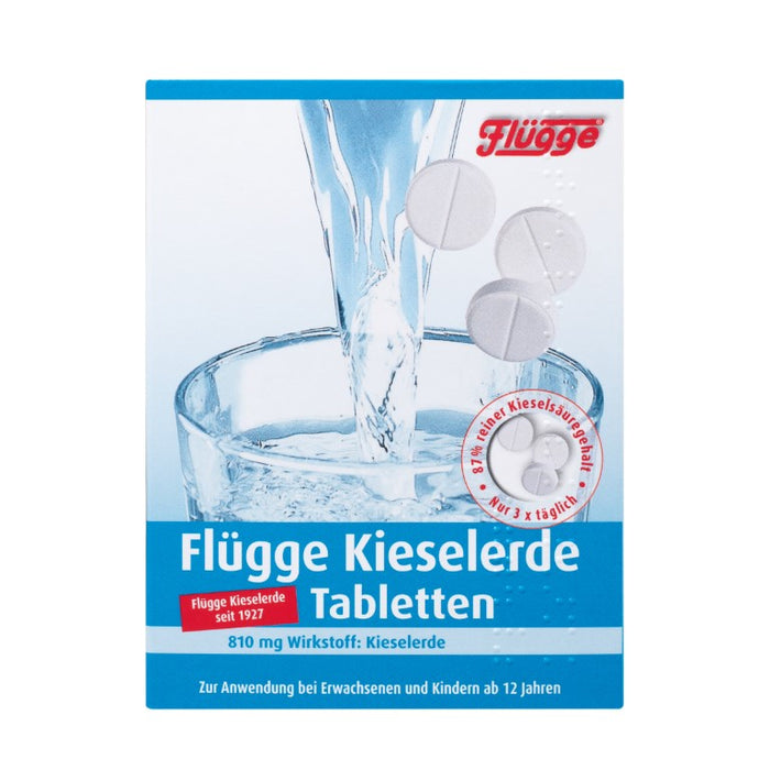 Flügge Kieselerde Tabletten für Haar und Fingernägel, 120 pcs. Tablets