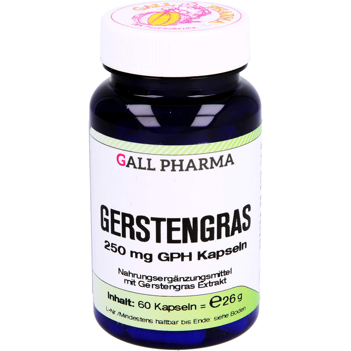 GALL PHARMA Gerstengras 250 mg GPH Kapseln, 60 pc Capsules