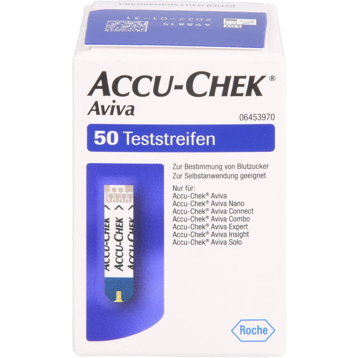 Accu-Chek Aviva Blutzucker Teststreifen, 50 St. Teststreifen