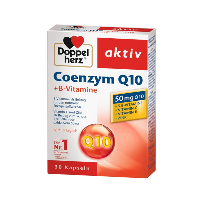 Doppelherz Coenzym Q10 + B-Vitamine, 30 St KAP