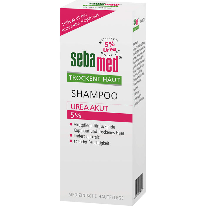 sebamed Trockene Haut 5% Urea Akut Shampoo, 200 ml Shampoing