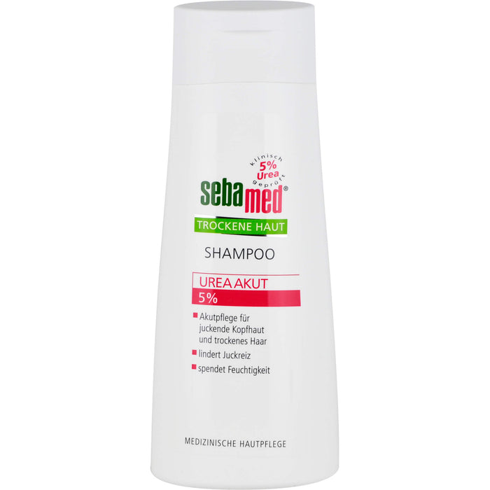 sebamed Trockene Haut 5% Urea Akut Shampoo, 200 ml Shampoing