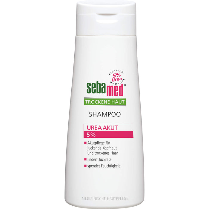 sebamed Trockene Haut 5% Urea Akut Shampoo, 200 ml Shampoo