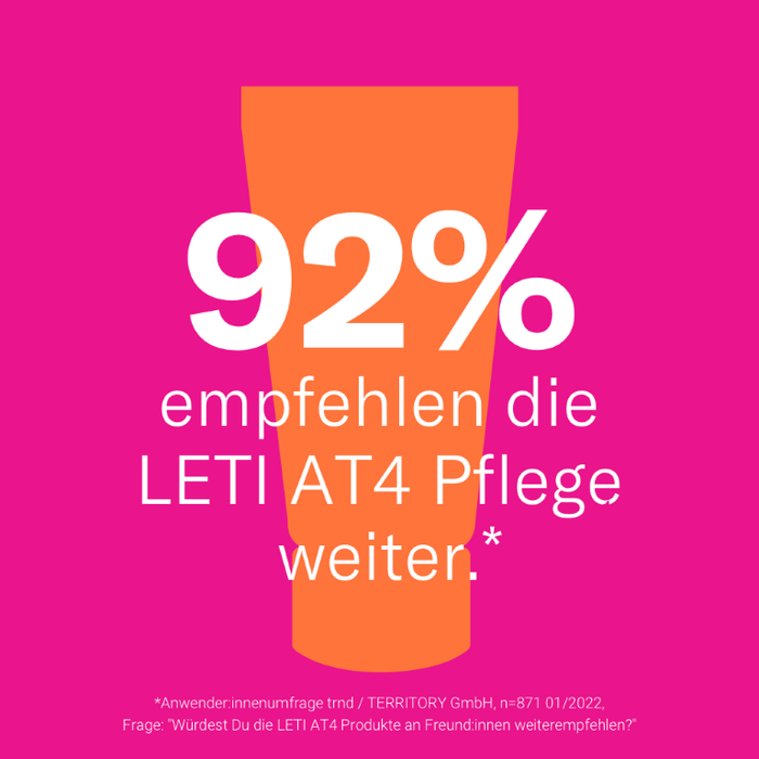 LETI AT4 Windelcreme - Akut-Pflege für den Windelbereich sowie bei wunder oder empfindlicher Haut, 75 g Creme