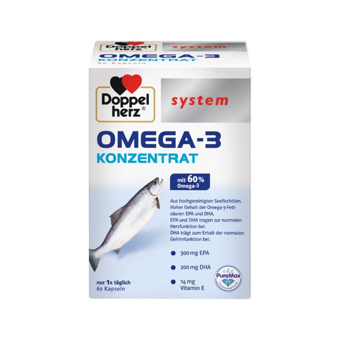 Doppelherz system OMEGA-3 KONZENTRAT, 60 pcs. Capsules