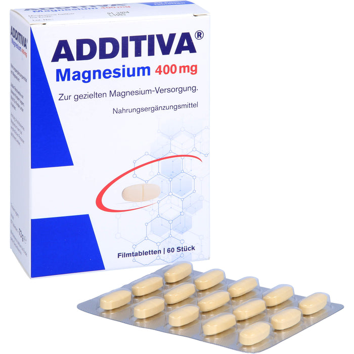 ADDITIVA Magnesium 400mg Filmtabletten, 60 St FTA