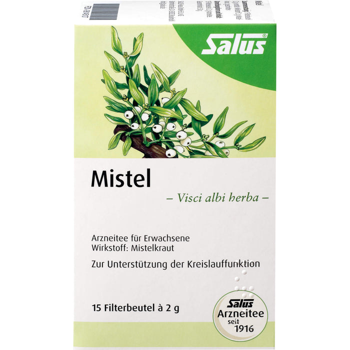 Salus Mistel Arzneitee zur Unterstützung der Kreislauffunktion, 15 pcs. Filter bag