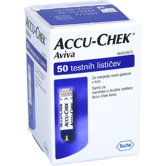 Accu-Chek Aviva Blutzucker Teststreifen Reimport Kohlpharma, 50 pc Bandelettes réactives