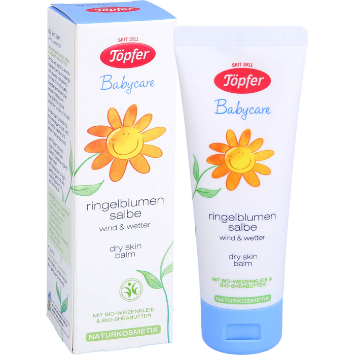 Töpfer Babycare Ringelblumensalbe Wind & Wetter, 75 ml Onguent