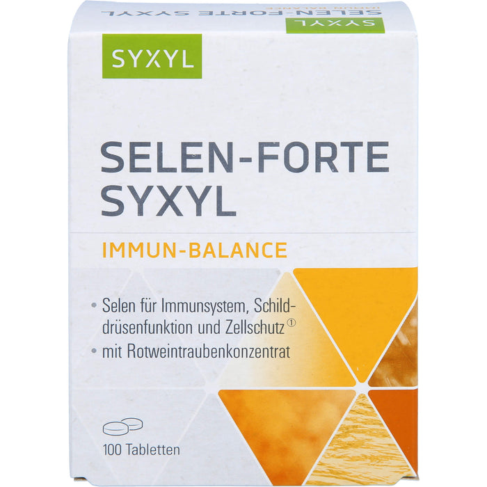 SYXYL Selen-Forte Immun-Balance Tabletten, 100 pc Tablettes