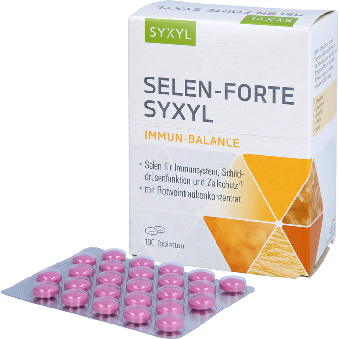 SYXYL Selen-Forte Immun-Balance Tabletten, 100 pc Tablettes