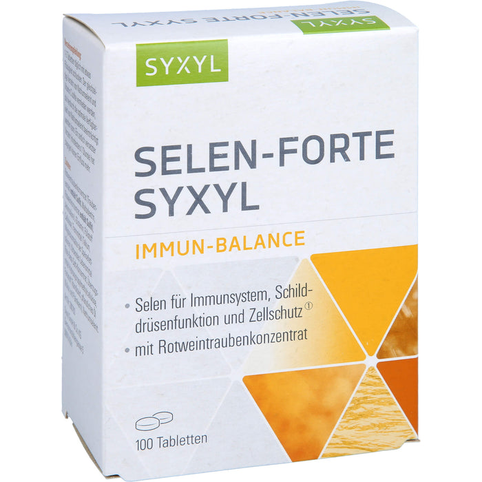 SYXYL Selen-Forte Immun-Balance Tabletten, 100 pc Tablettes