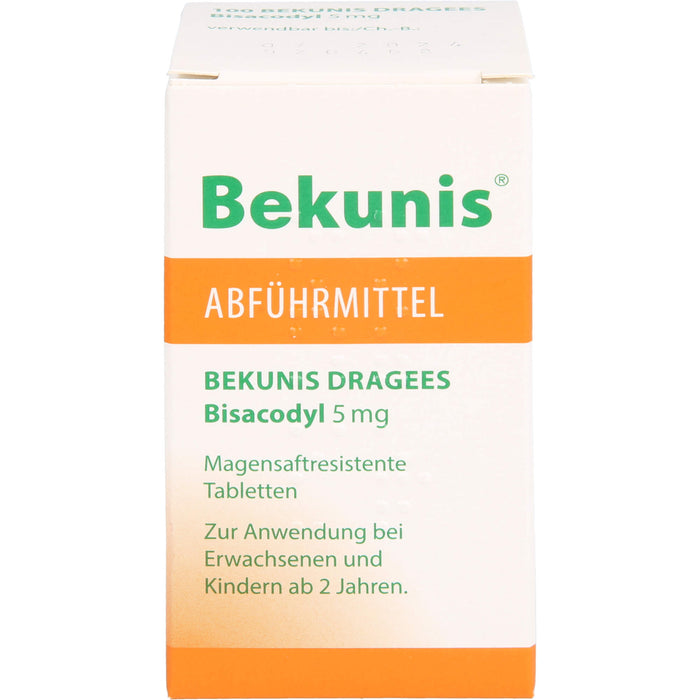 Bekunis Dragees Bisacodyl 5 mg Abführmittel, 100 St. Tabletten