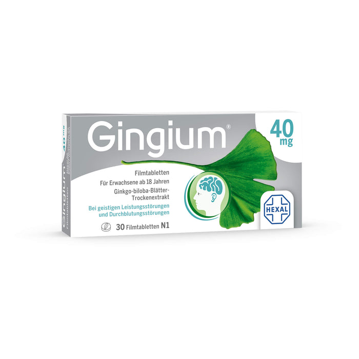 Gingium 40 mg Filmtabletten, 30 St. Tabletten