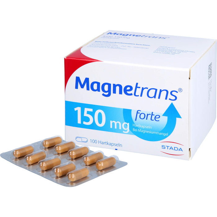 Magnetrans forte 150 mg Hartkapseln bei Magnesiummangel, 100 pc Capsules