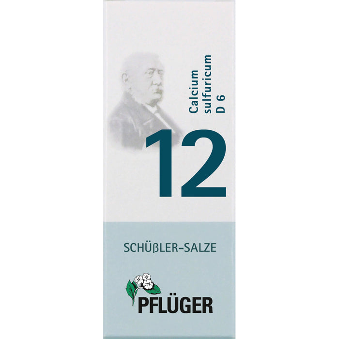 PFLÜGER Biochemie Nr.12 Calcium sulfuricum D 6 Tabletten, 400 pcs. Tablets