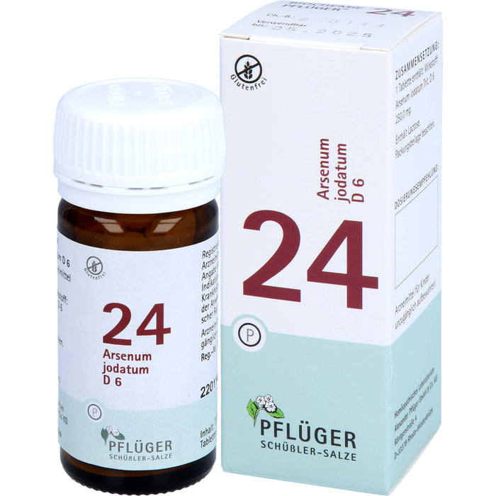 PFLÜGER Biochemie 24 Arsenum jodatum D6 Tabletten, 100 St. Tabletten