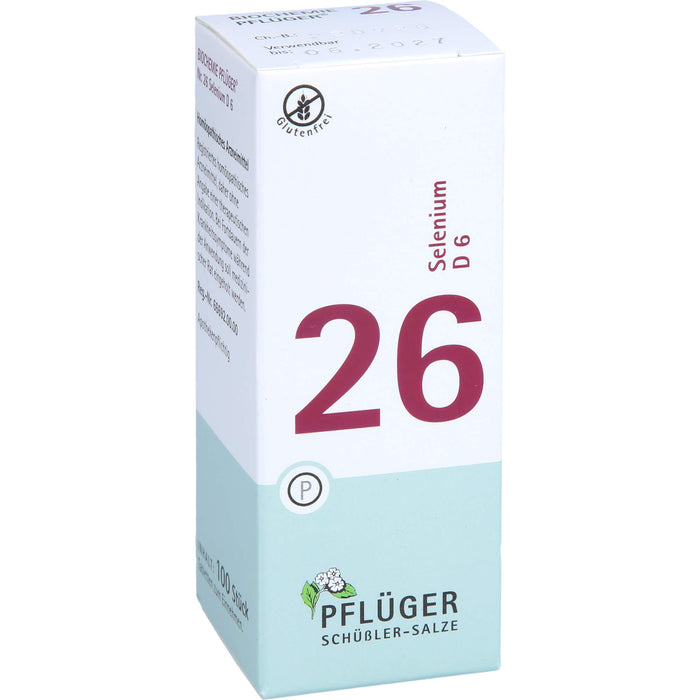 PFLÜGER Biochemie 26 Selenium D6 Tabletten, 100 pcs. Tablets