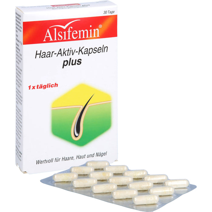 Alsifemin Haar-Aktiv-Kapseln plus, 30 pcs. Capsules