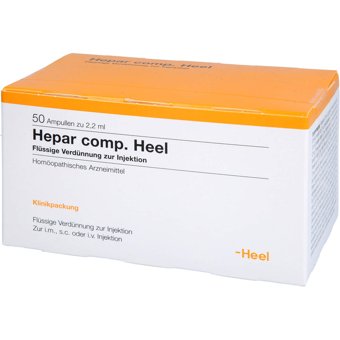 Hepar comp. Heel flüssige Verdünnung, 50 pc Ampoules