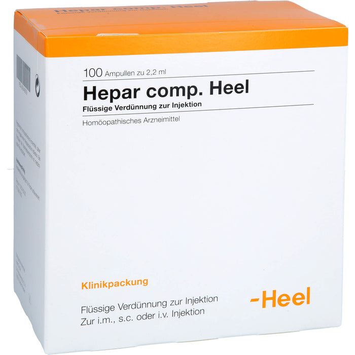 Hepar comp. Heel flüssige Verdünnung, 100 pc Ampoules