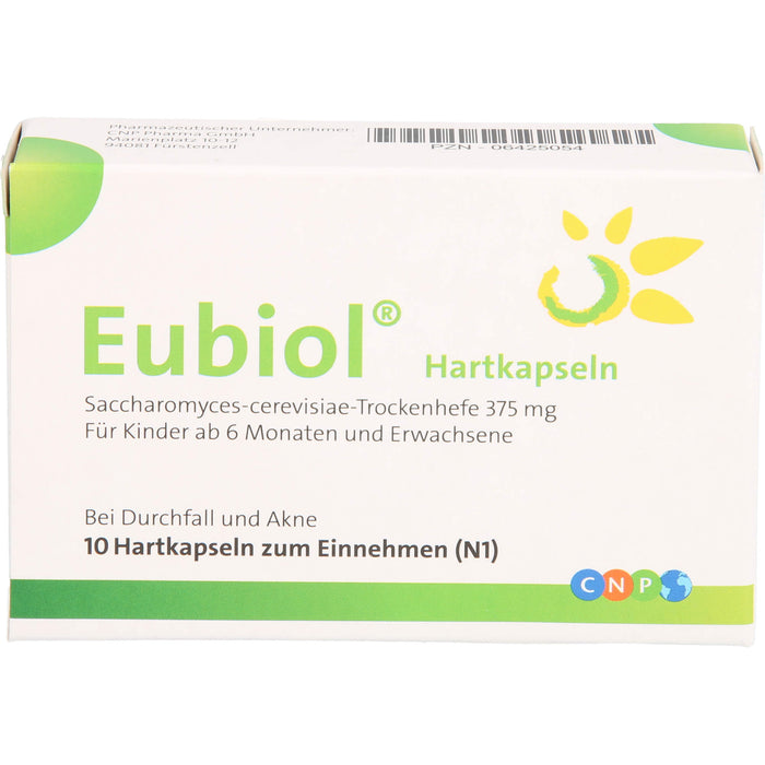 Eubiol Hartkapseln bei Durchfall und Akne, 10 pcs. Capsules