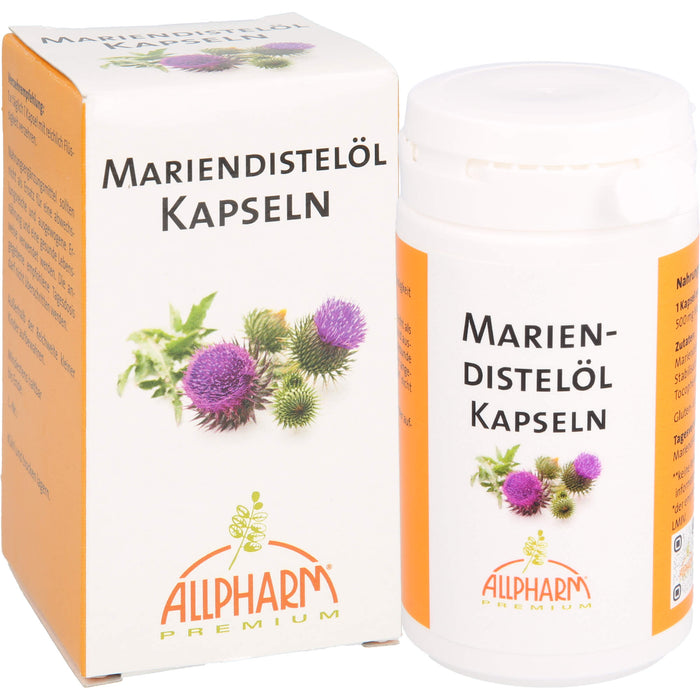 ALLPHARM Mariendistelöl 500 mg Kapseln, 60 St. Kapseln