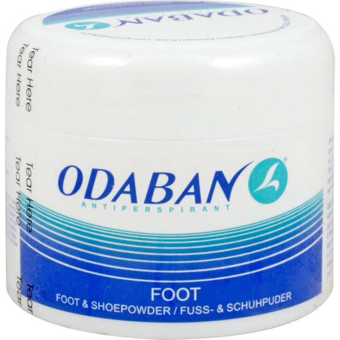 ODABAN Fuß- und Schuhpuder, 50 g Puder