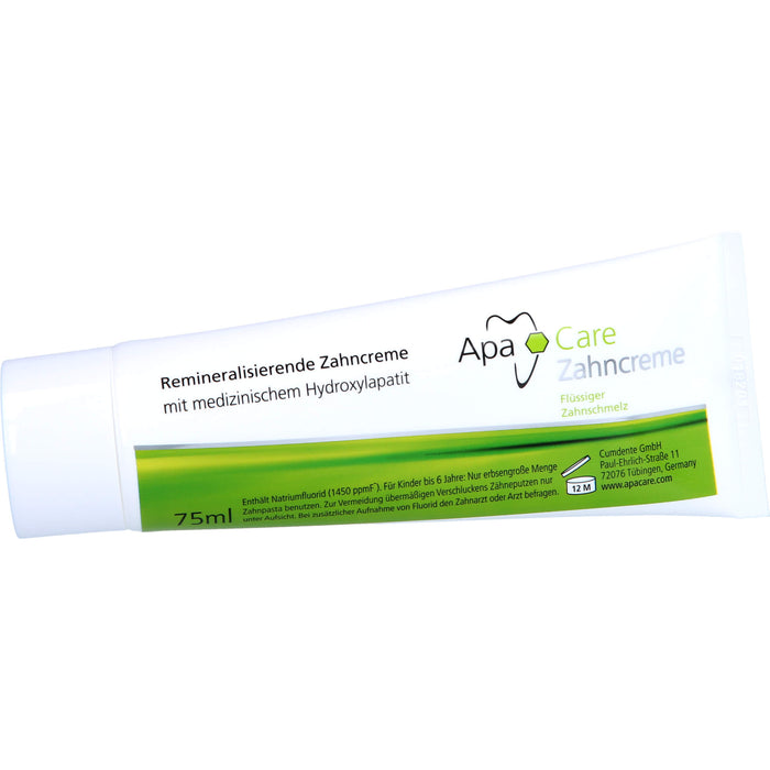 ApaCare Zahncreme, 75 ml Toothpaste