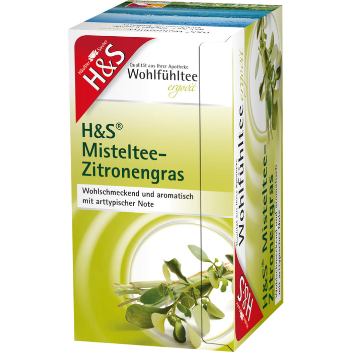 H&S Misteltee-Zitronengras Nr. 24 wohlschmeckend und aromatisch, 20 pcs. Filter bag