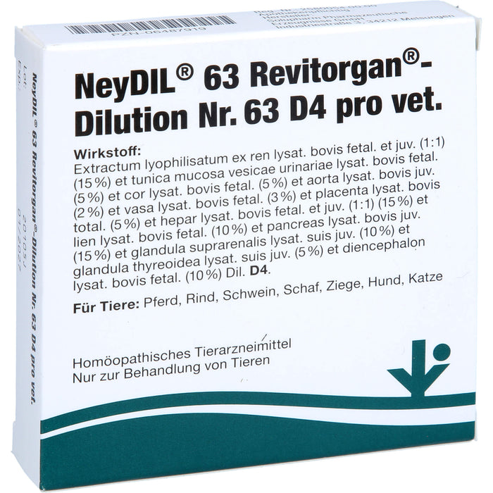 Neydil 63 Revit 63 D4 Vet, 5X2 ml AMP