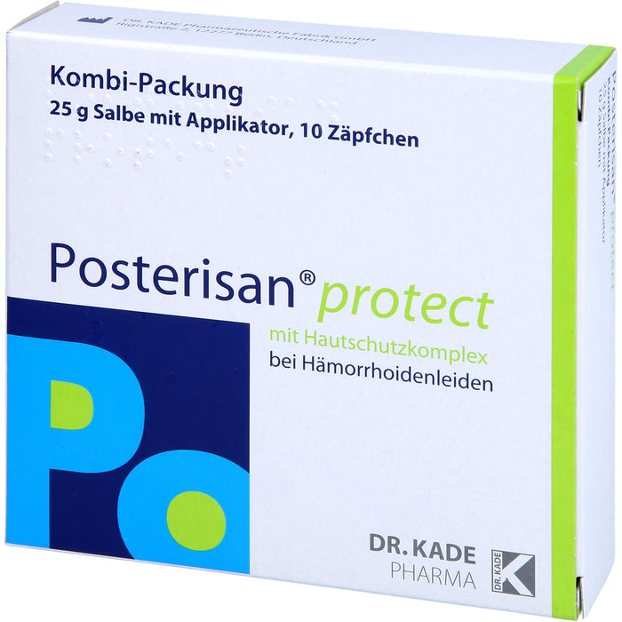 Posterisan protect Kombi-Packung Salbe und Zäpfchen bei Hämorrhoidenleiden, 1 pcs. Combipack