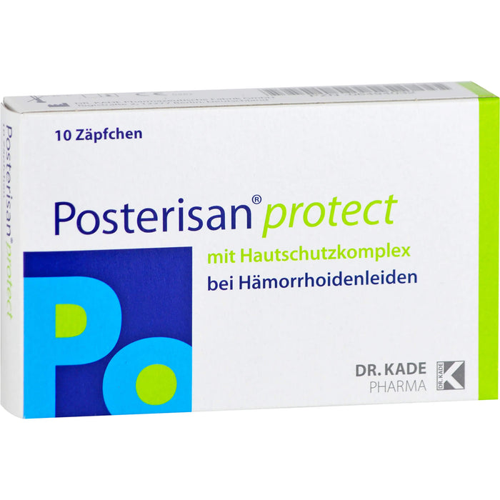 Posterisan protect bei Hämorrhoidenleiden Zäpfchen, 10 pc Suppositoires