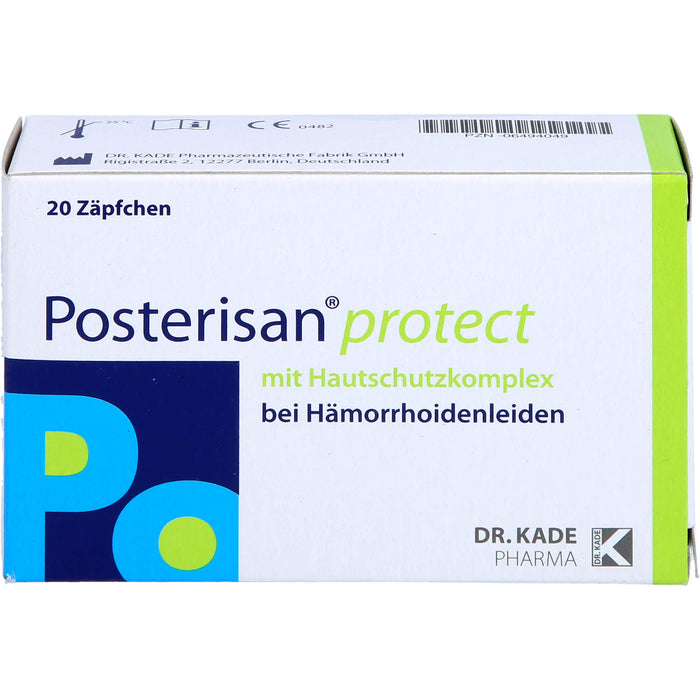 Posterisan protect bei Hämorrhoidenleiden Zäpfchen, 20 pc Suppositoires