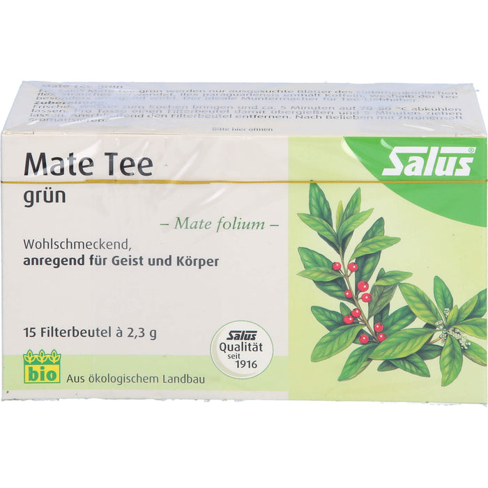 Salus Mate Tee grün, 15 pcs. Filter bag