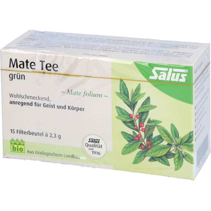 Salus Mate Tee grün, 15 pcs. Filter bag