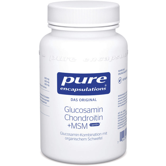 pure encapsulations Glucosamin Chondroitin + MSM Kapseln, 60 pcs. Capsules