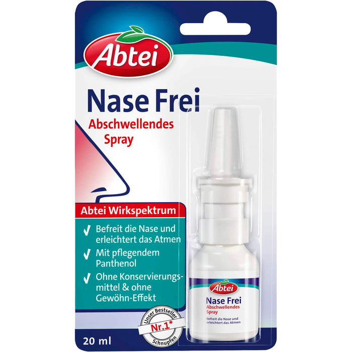 Abtei Nase Frei abschwellendes Spray, 20 ml Lösung